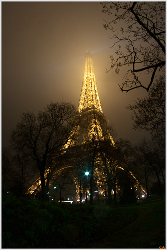 La Tour Eiffeil illuminée - Illuminations de Pierre Bideau ( _IGP9560 )